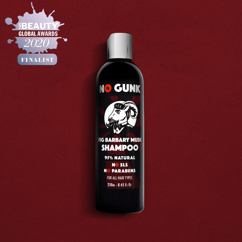 NO GUNK Fig Barbary Musk Natural Shampoo Chemical Free